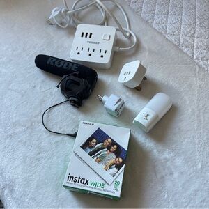 Fuji Instax Film And Lot Of Electronics
